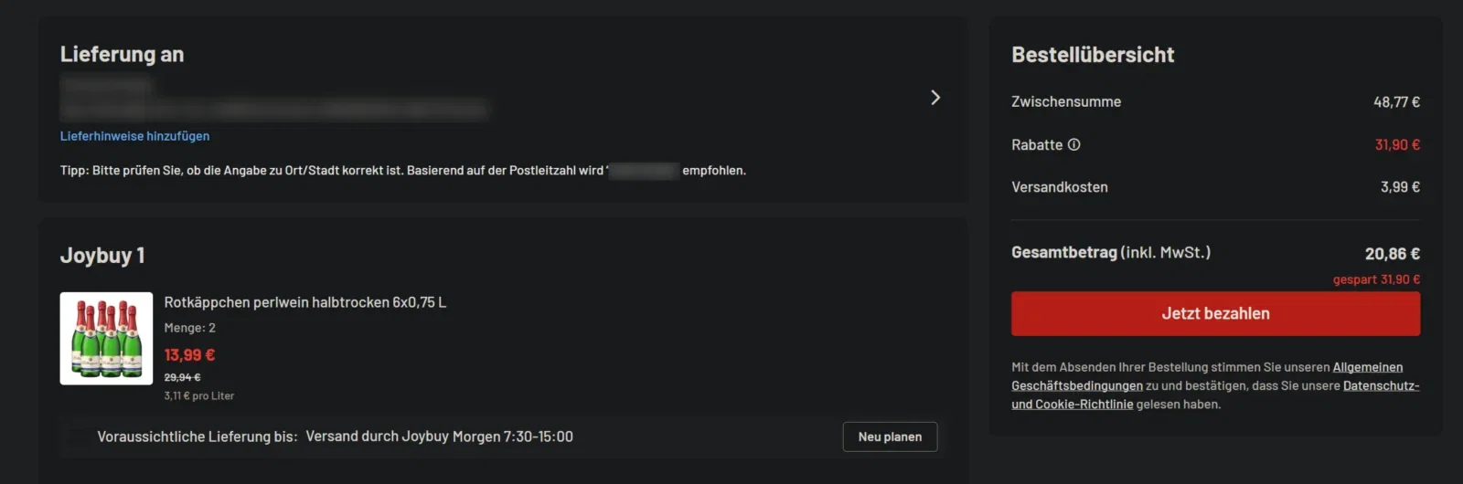 Joybuy Kasse Rotkaeppchen