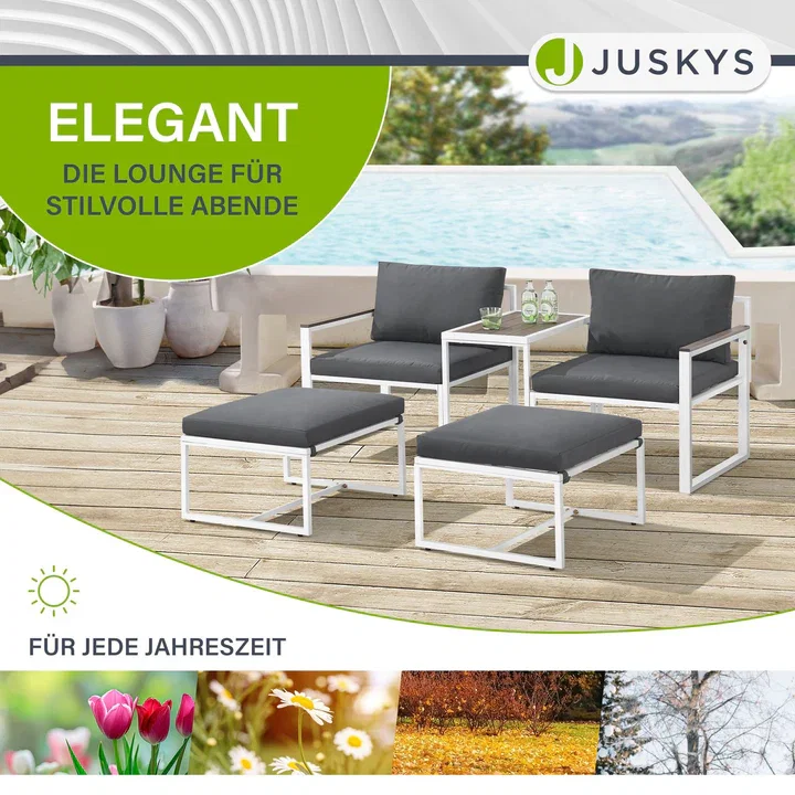 Juskys Sofa Gartenmoebel Set Bari Garten Juskys Sofa Gartenmöbel Set Bari