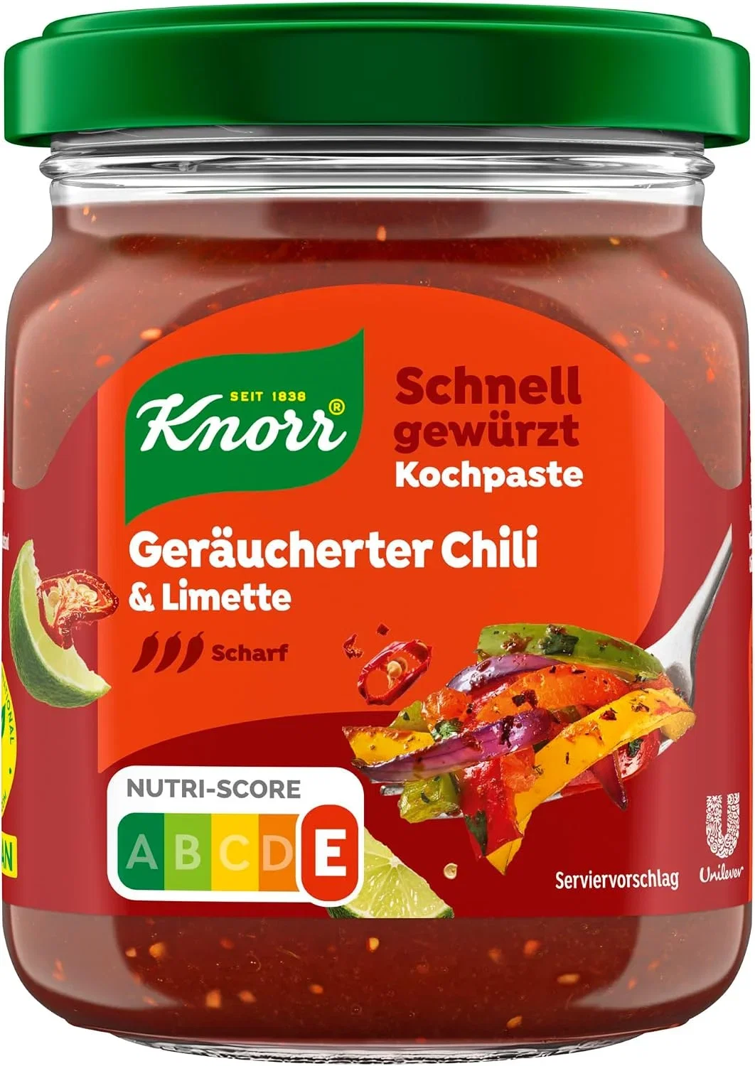 Knorr Schnell gewürzt Kochpaste Geräucherter Chili & Limette (165g)