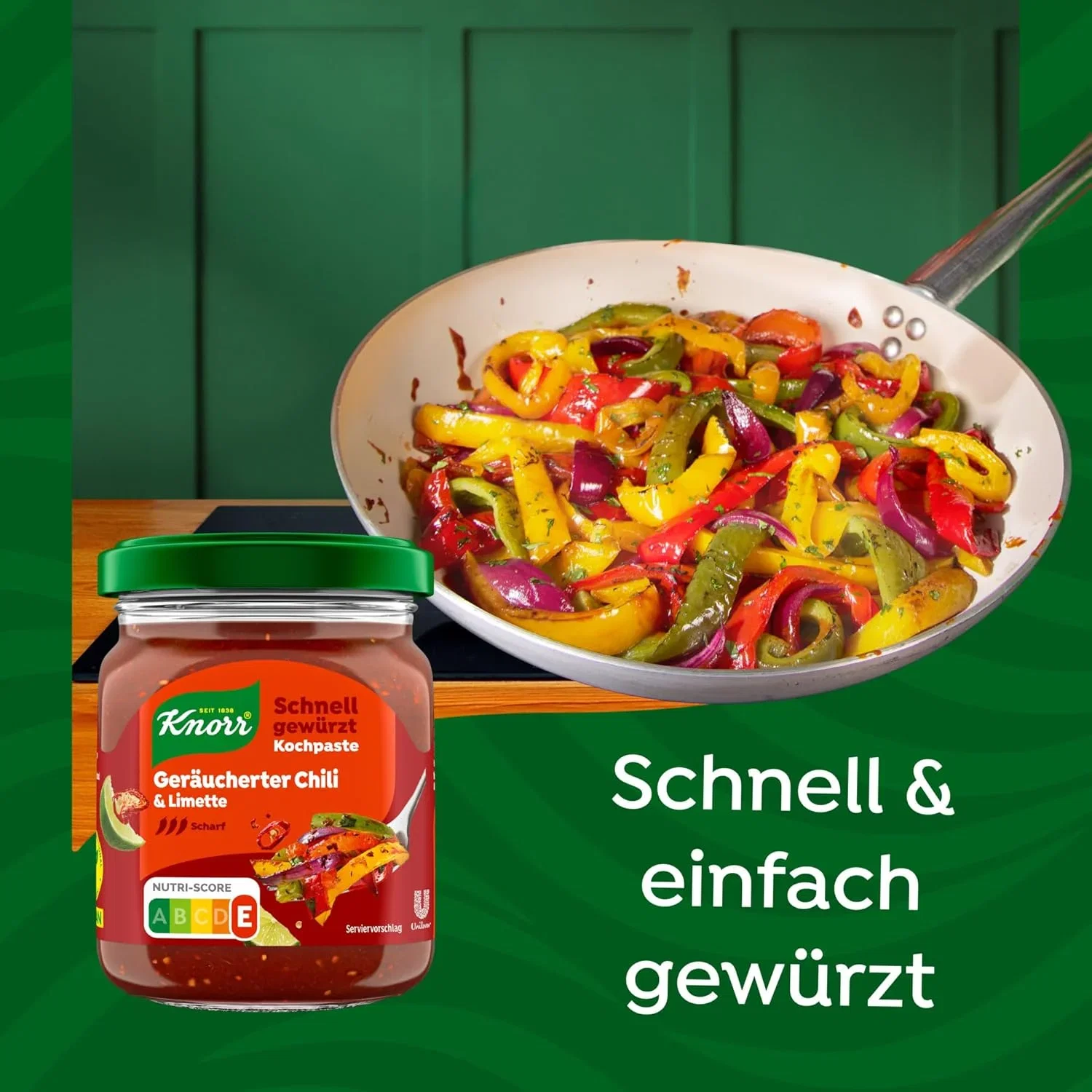 Knorr Schnell gewuerzt Kochpaste Geraeucherter Chili Limette Beispiel Knorr Schnell gewürzt Kochpaste Geräucherter Chili & Limette