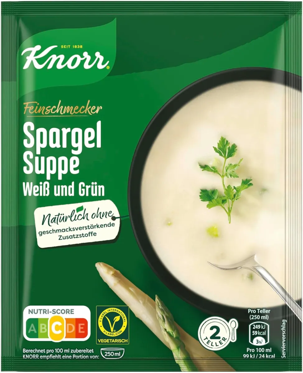 Knorr Suppenliebe Spargel Cremesuppe 27er Pack Knorr Suppenliebe Spargel Cremesuppe 27er Pack