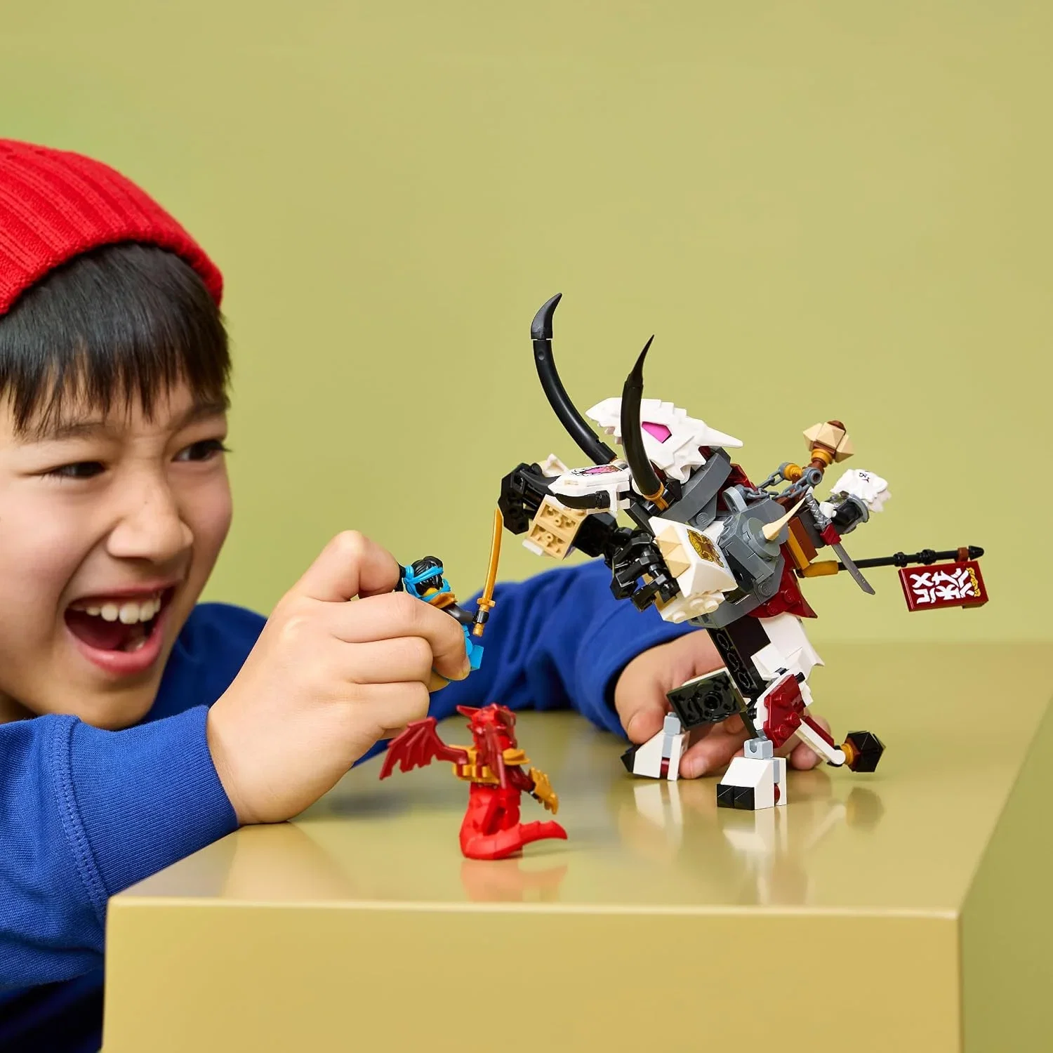 LEGO Ninjago - Zilvar auf seinem Drachentier Grimtak (71863)