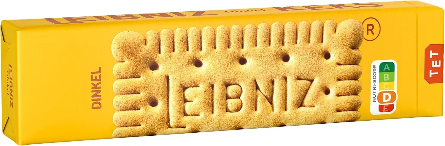 LEIBNIZ Dinkelkeks knusprige Kekse mit 100 Dinkelmehl gebacken nur echt mit 52 Zaehnen