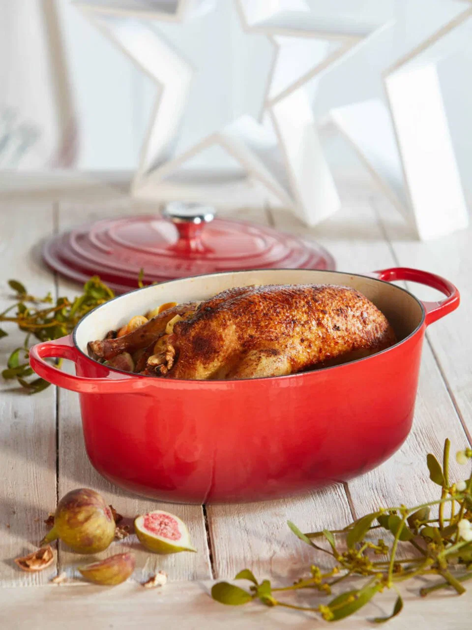 Le Creuset Braeter Oval 31cm Ofenrot SIGNATURE rot Le Creuset Braeter Oval 31cm Ofenrot SIGNATURE rot