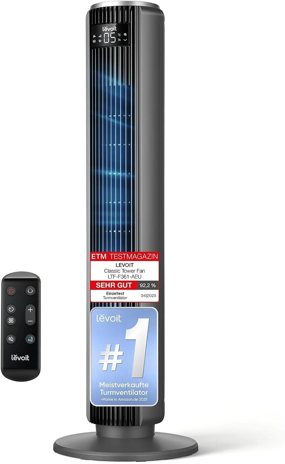 Levoit Leiser Turmventilator mit Kuehlung Levoit Leiser Turmventilator mit Kühlung