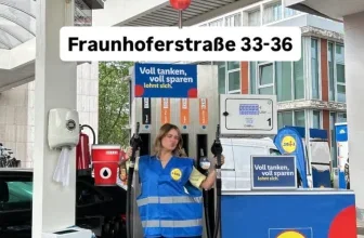 Lidl Tankstellen-Aktion in Berlin