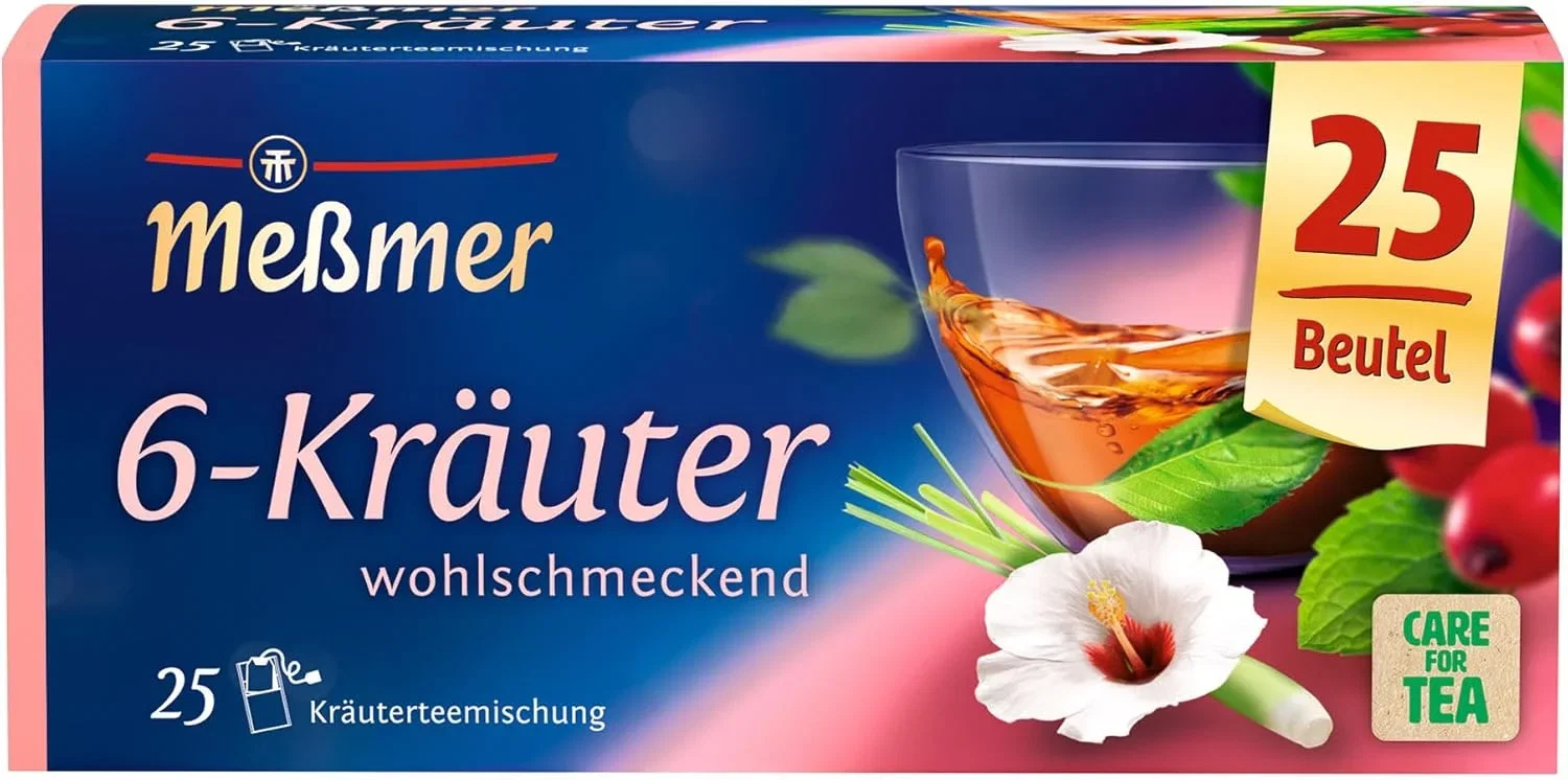 Meßmer 6-Kräuter-Mischung 25 Teebeutel