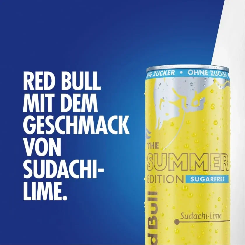 NEU: Red Bull Energy Drink Summer Edition Sugarfree Limette (24x250ml)