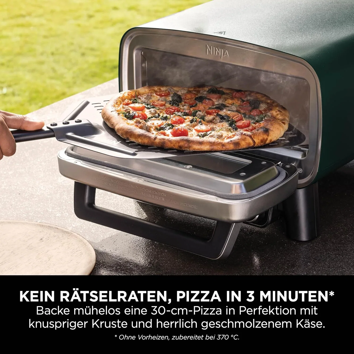 Ninja Artisan Outdoor-Pizzaofen und Heißluftfritteuse MO201AMZEU