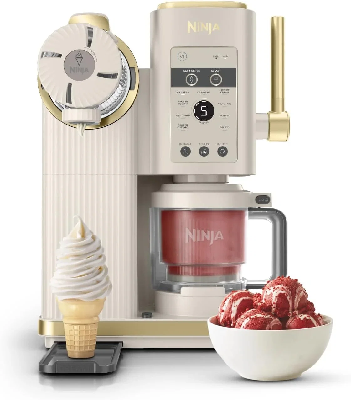 Ninja CREAMi Scoop & Swirl Eismaschine NC701EUSTGD