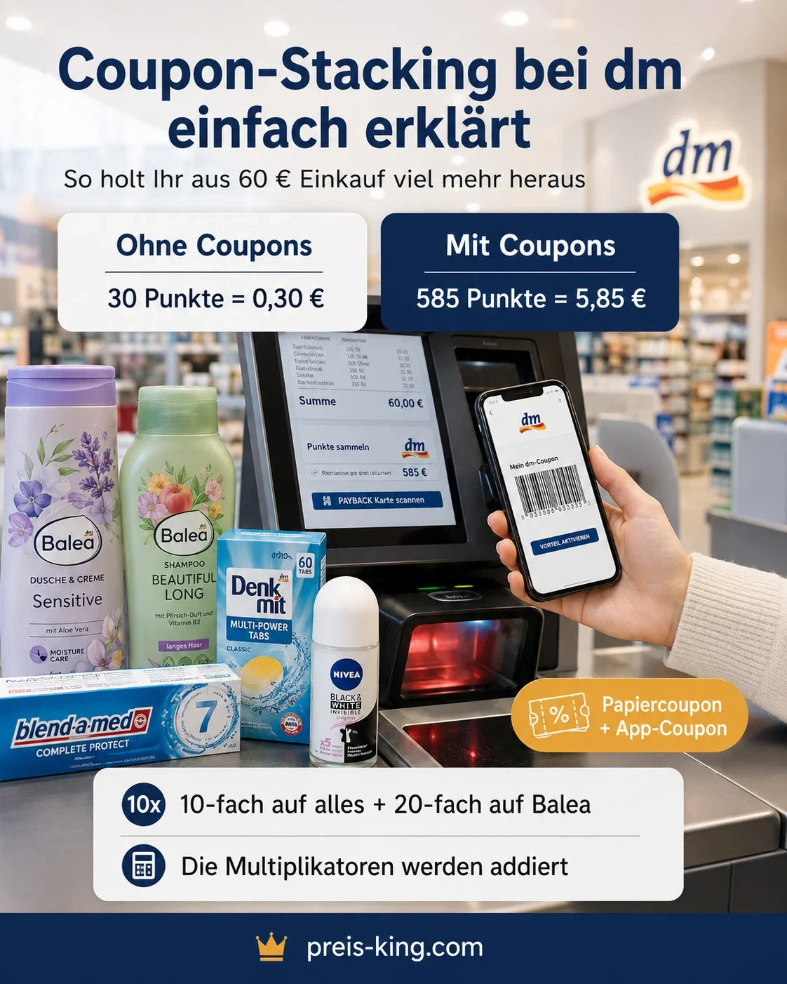 Payback bei dm Rabattaktionen und Coupons bei dm