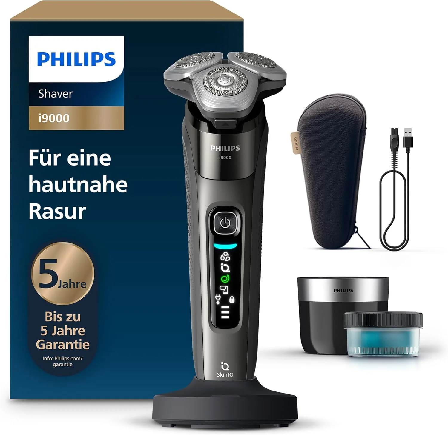 Philips Rasierer i9000 Elektrischer Nass-und Trockenrasierer X9002/30