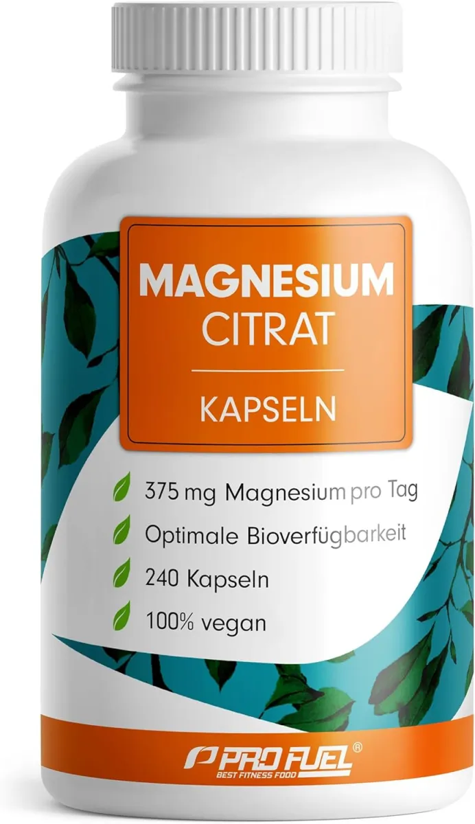 ProFuel Magnesiumcitrat 240 Kapseln ProFuel Magnesiumcitrat 240 Kapseln
