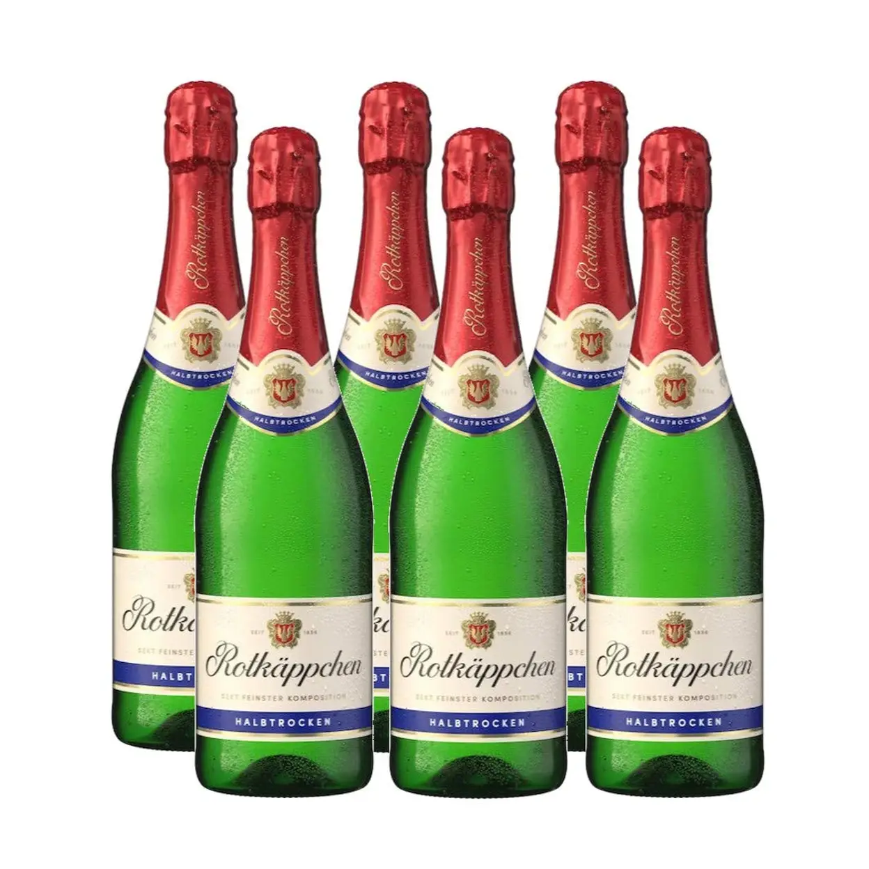 2x Rotkäppchen Perlwein Halbtrocken 6er Pack (6×0,75 L)