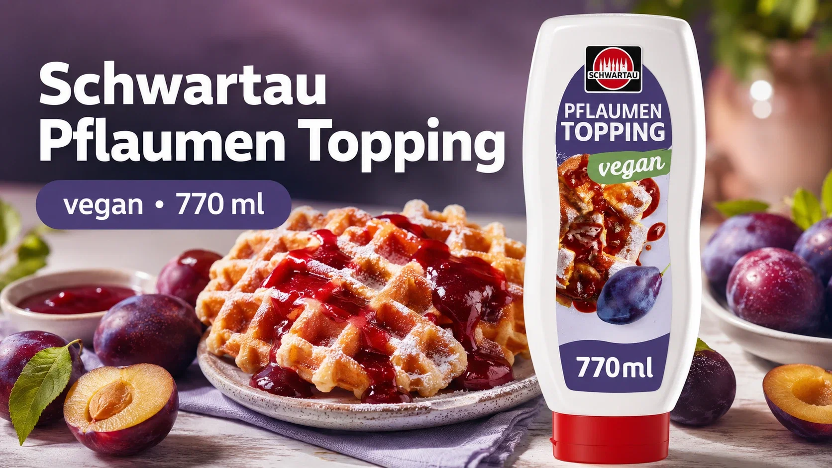 Schwartau Pflaumen Topping (770ml)