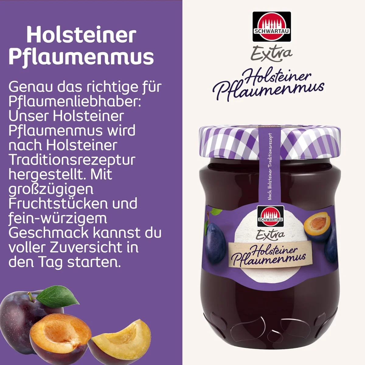 Schwartauer Extra Holsteiner Pflaumenmus (330g)