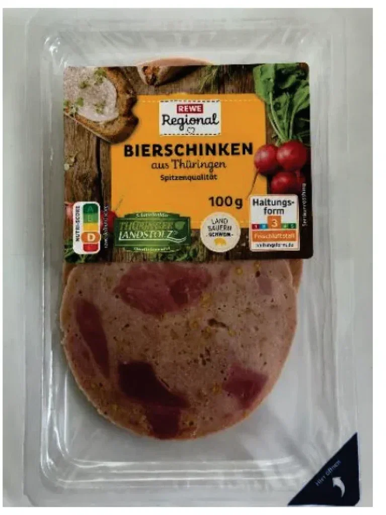 Rückruf bei REWE: Falsches Etikett auf REWE Regional Bierschinken – Wichtiger Hinweis für Allergiker!