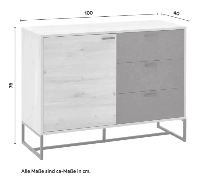 Sideboard Eichenfarbe Schwarz Online bestellen 06 30 2026 04 37 PM