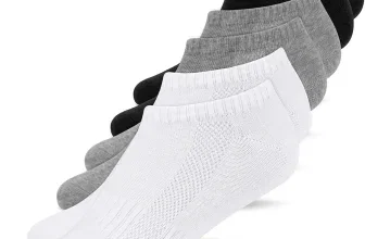 Sechs Paar Sneaker Socken in Weiß, Grau und Schwarz