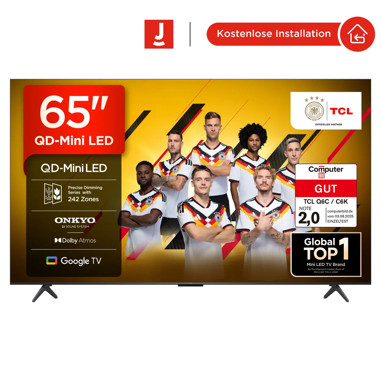 TCL 65Q6C QLED Mini LED Fernseher 65 Zoll 4K TCL 65Q6C QLED Mini-LED-Fernseher 65 Zoll 4K