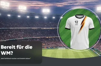 Ein WM-Fan Shirt in weiß mit der Nummer 12 und den Farben der deutschen Flagge