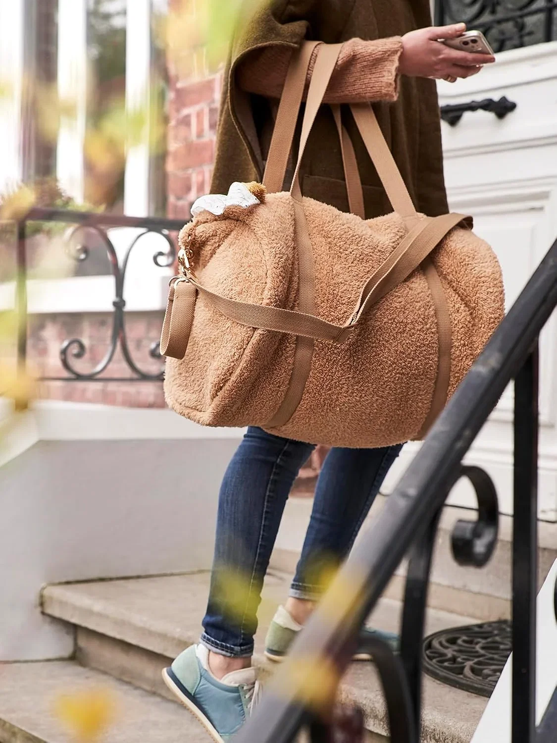 Preisfehler? 🚨 Vertbaudet Wickeltasche Baby Roll aus Plüschbeige