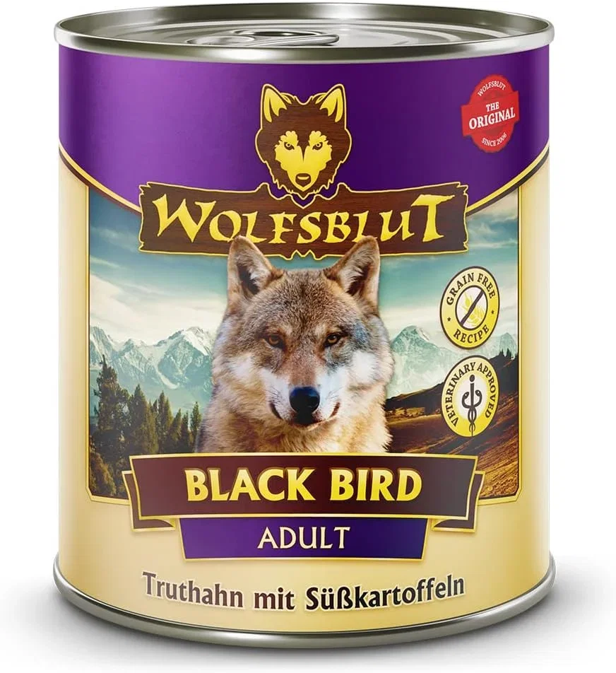 WOLFSBLUT – Black Bird Adult Truthahn (6x800g)