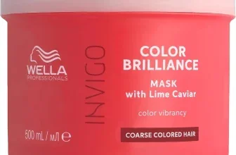 Eine rote Wella Professionals Invigo Color Brilliance Mask coarse 500ml Dose