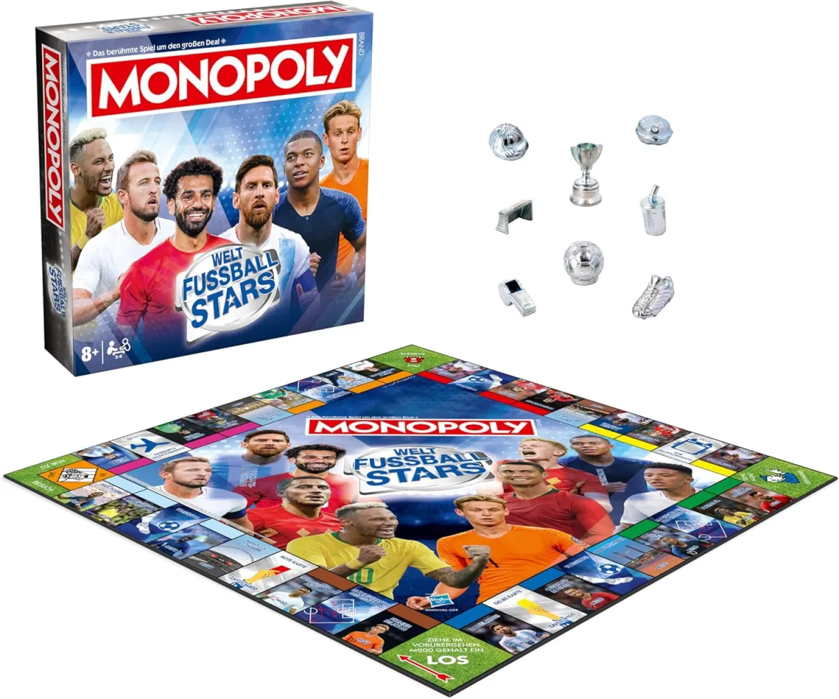 Winning Moves Monopoly Weltfussball Stars Edition Brett ud Spielfiguren Winning Moves Monopoly Weltfussball Stars Edition