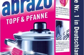 Verpackung von abrazo Topf & Pfanne 8 Reinigungskissen