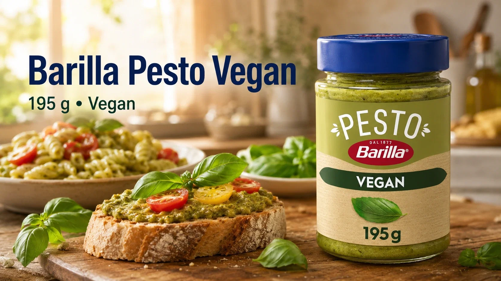 Barilla Pesto Basilico Vegan (195g)