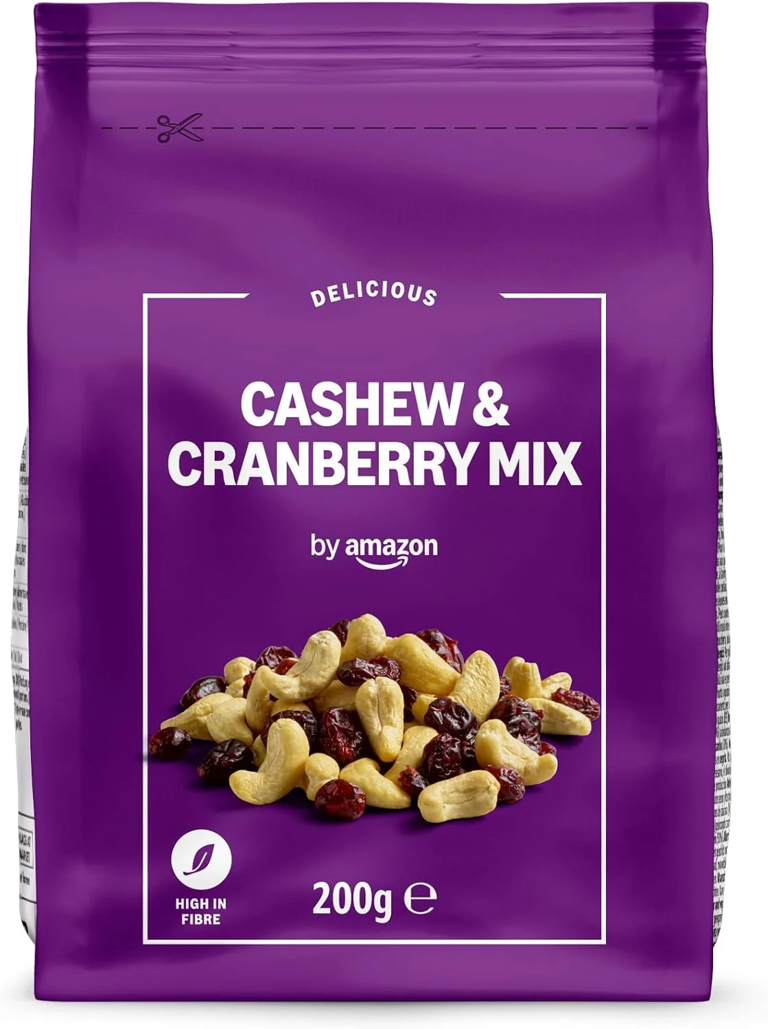 4x by Amazon Cashew- und Cranberry-Mischung (200g)