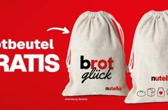 Gratis Nutella Brotbeutel Aktion