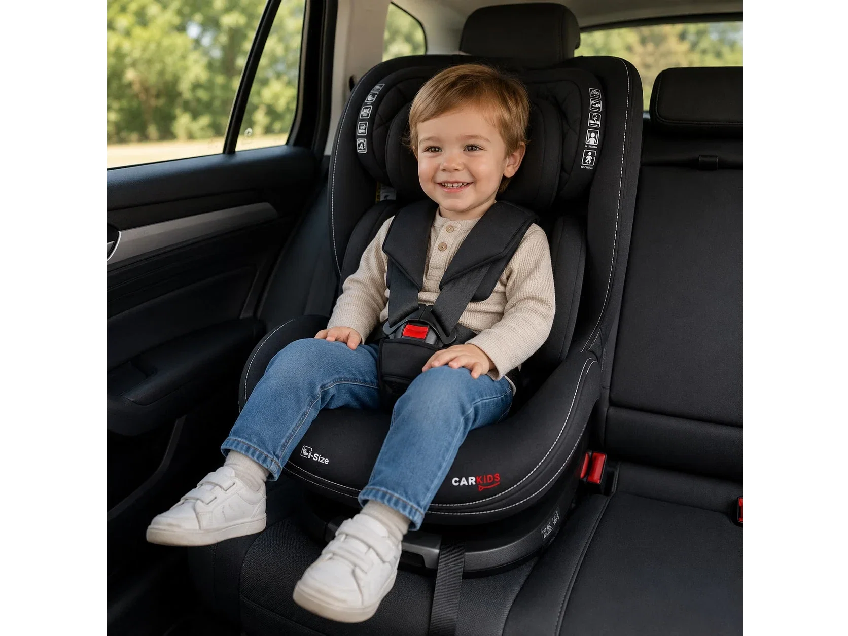 Carkids Noa I-Size Kindersitz 360° Drehbar Isofix