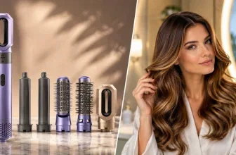 ALDI Ambiano 5-in-1 Multistyler mit fünf Aufsätzen und gestylten Locken