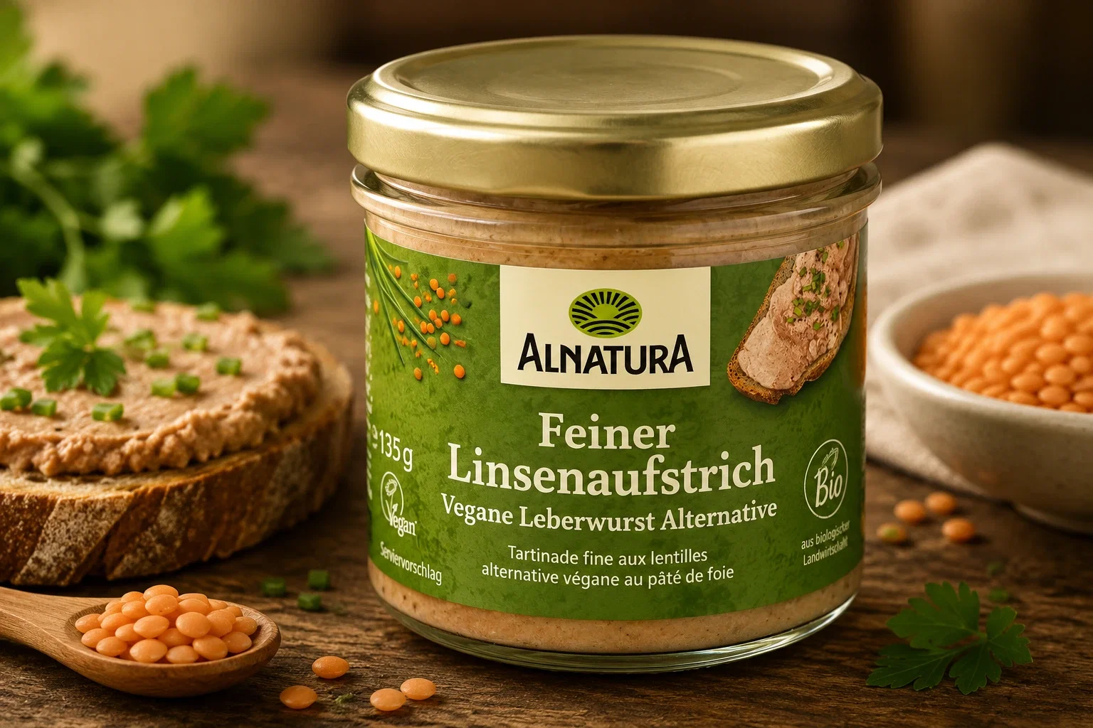 Alnatura Bio Linsenaufstrich (135g)