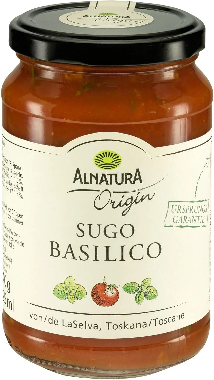 Alnatura Bio Origin Sugo Basilico Alnatura Bio Origin Sugo Basilico
