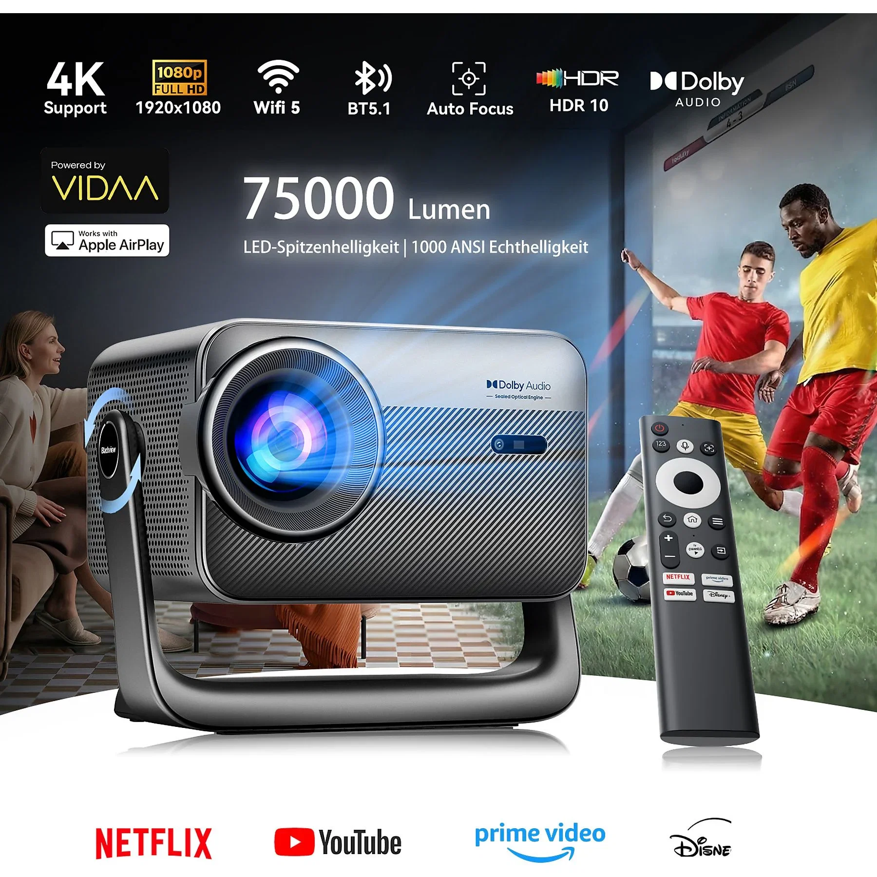 BLACKVIEW PV1000 Max Beamer
