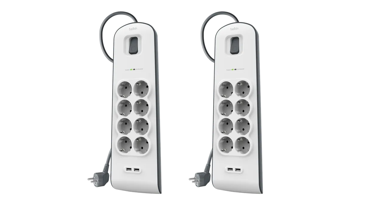 Belkin Steckdosenleiste 8 Steckdosen 2X USB Belkin Steckdosenleiste 8 Steckdosen 2X USB