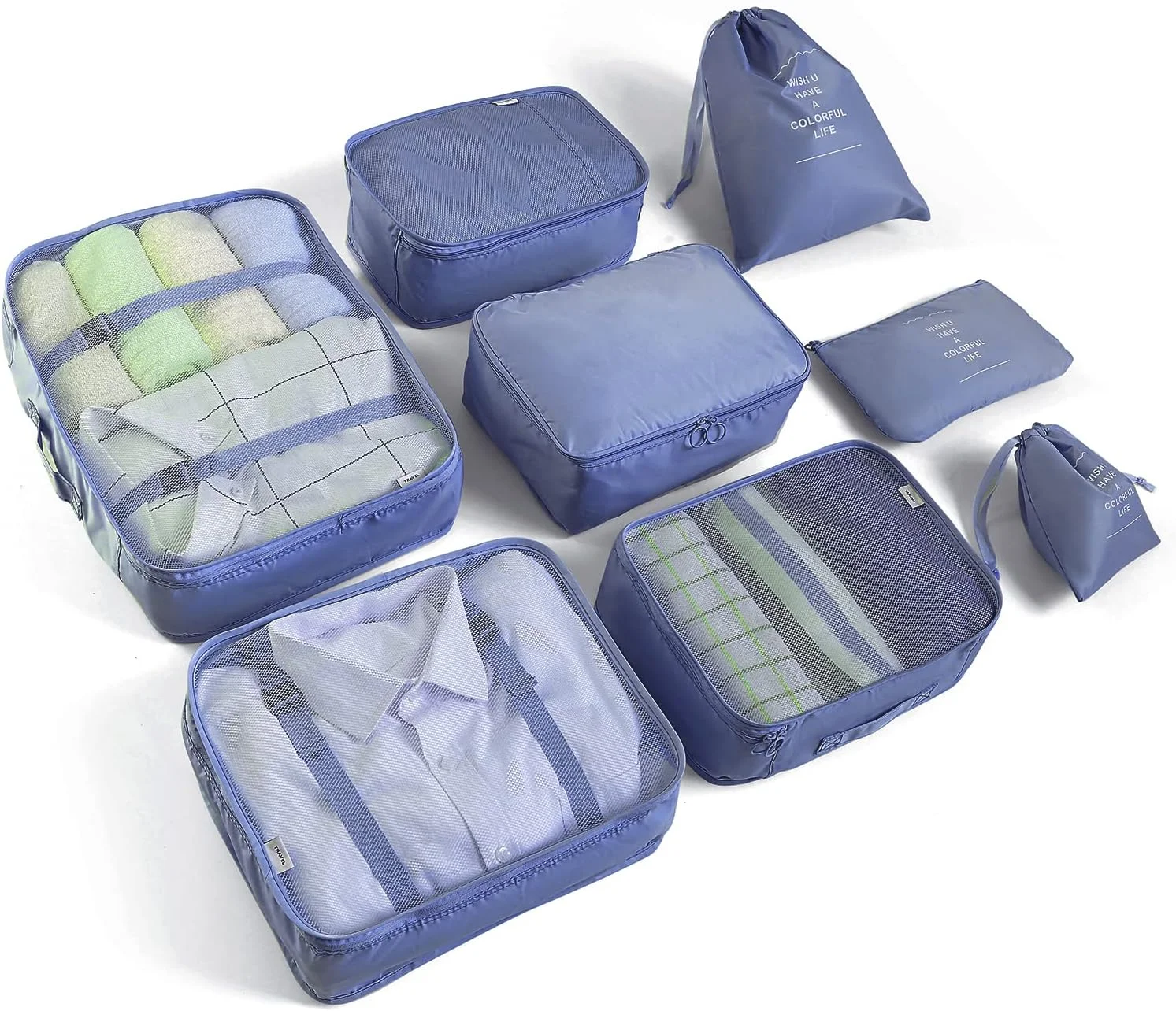BillyBath Koffer Organizer 8-teilig (6 Farben)