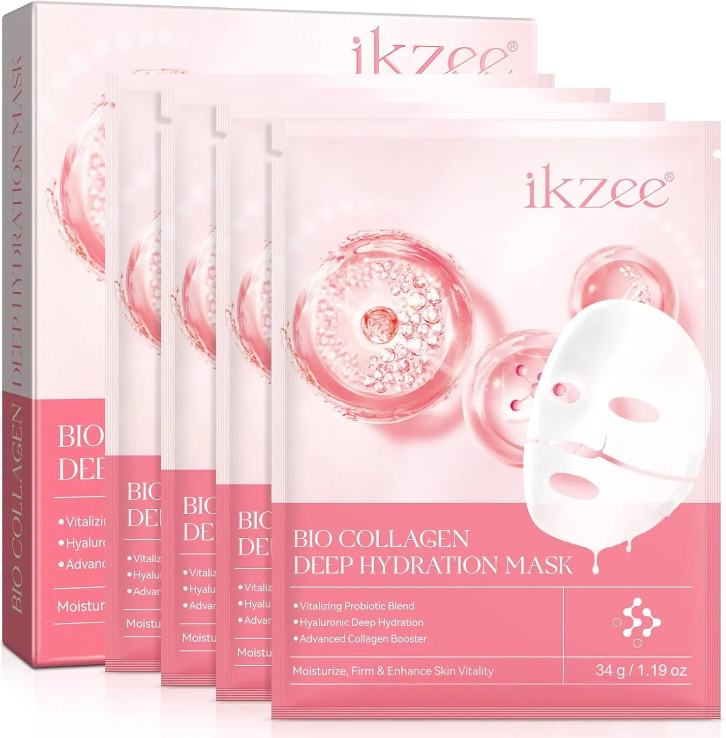 Bio Collagen Real Deep Mask (4 Stück)