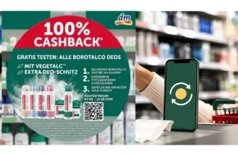 Borotalco Deo gratis testen mit 100 Prozent Cashback bei dm