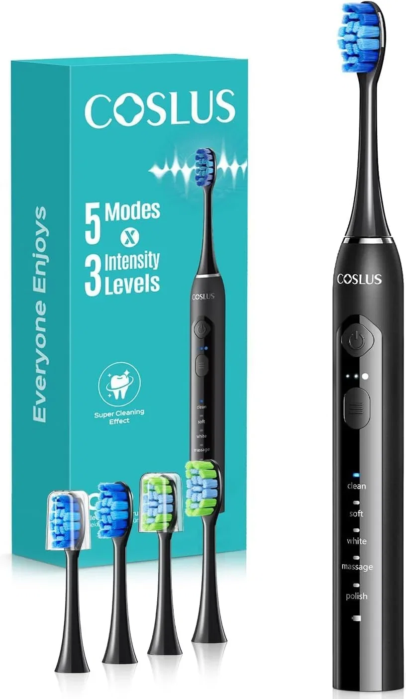 COSLUS C30 professionelle elektrische Schallzahnbürste (4 Farben)
