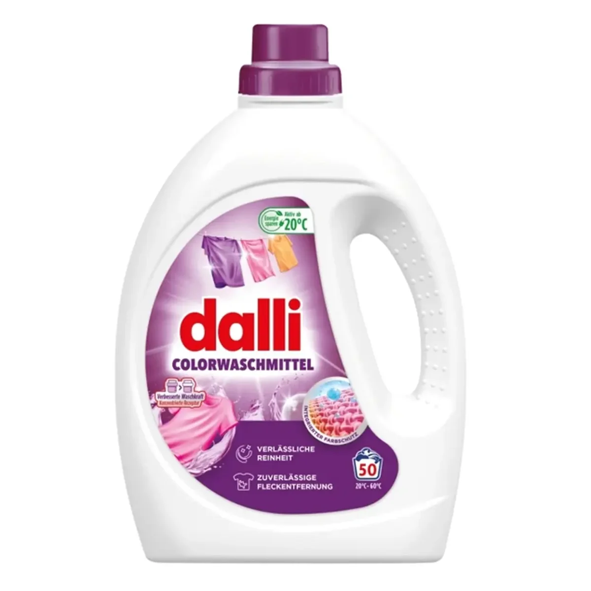 6x Dalli Colorwaschmittel flüssig – 2,25 Liter