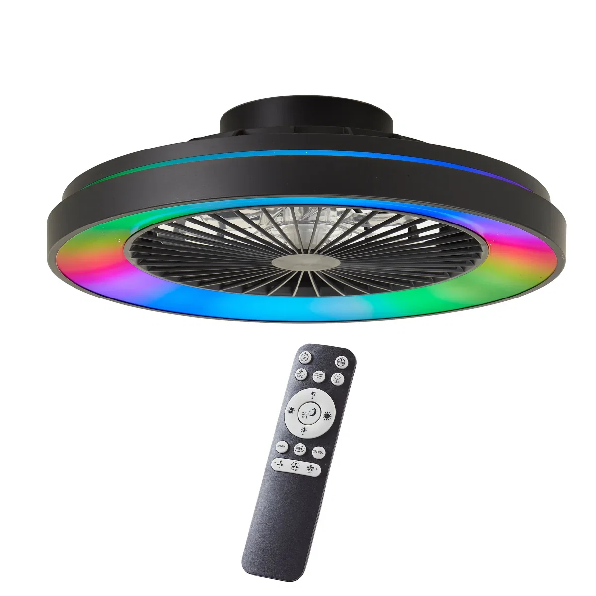 Brilliant G93854/06 Mazzaro LED-Deckenleuchte mit Ventilator