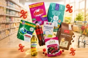 Joybuy Rabattaktion: Dalli, Ariel, Coca-Cola, Thomy, HiPP, BellaCrema, Lindt und Katzenstreu mit Prozentzeichen