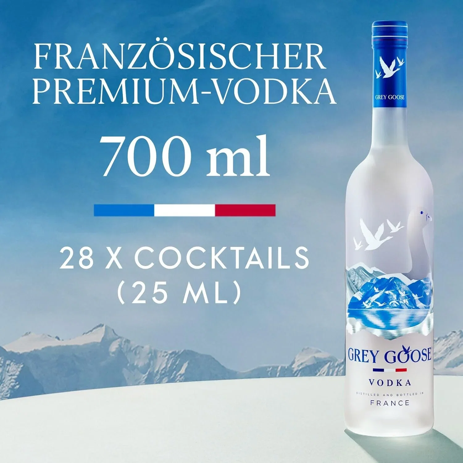 GREY GOOSE Premium-Vodka (40% Vol., 700 ml)