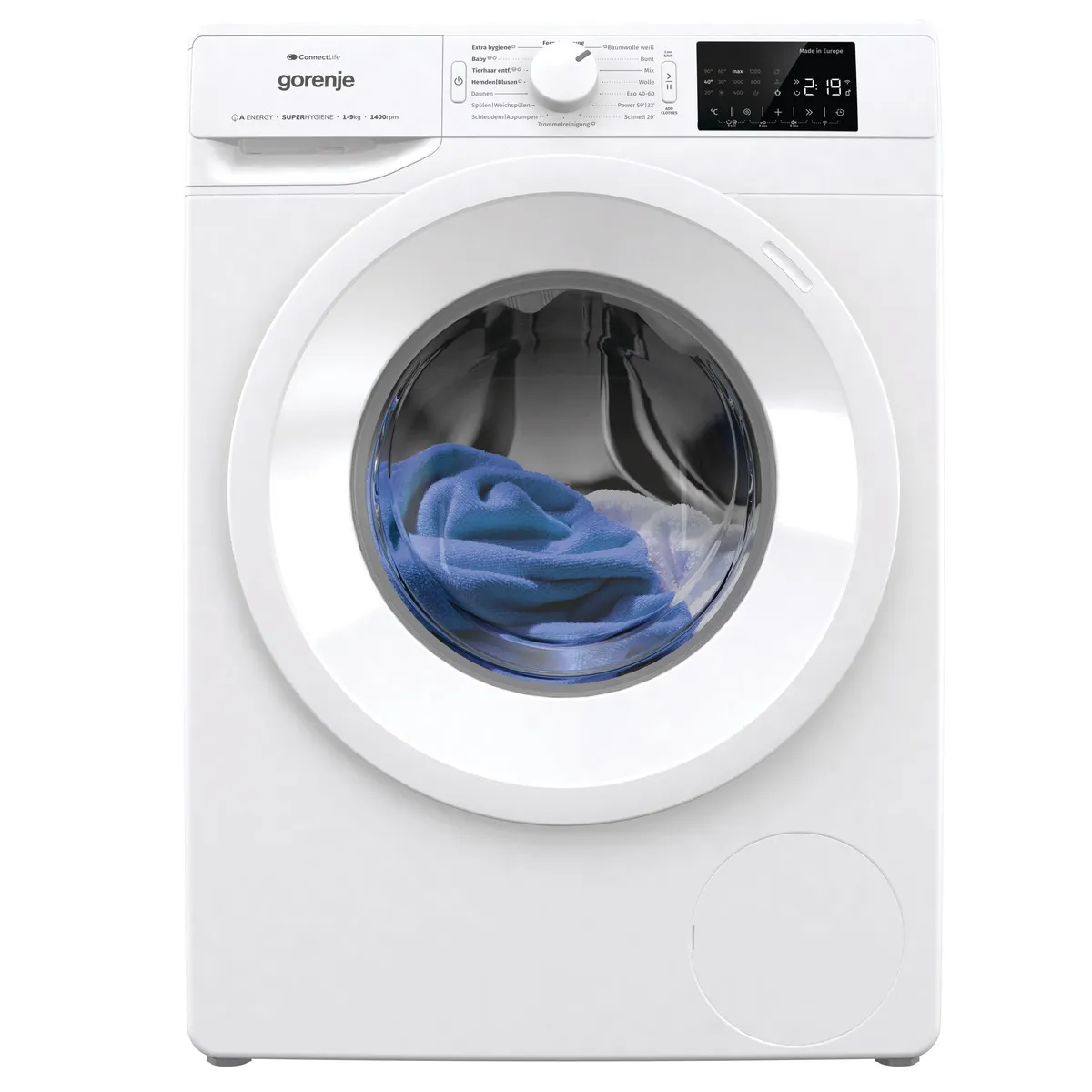 Gorenje WPNEI94A1DTS Waschmaschine (9 kg, 1400 U/min)