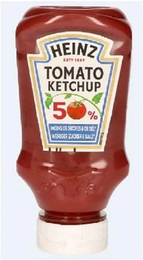 Heinz Tomato Ketchup 50 Prozent Weniger Zucker und Salz