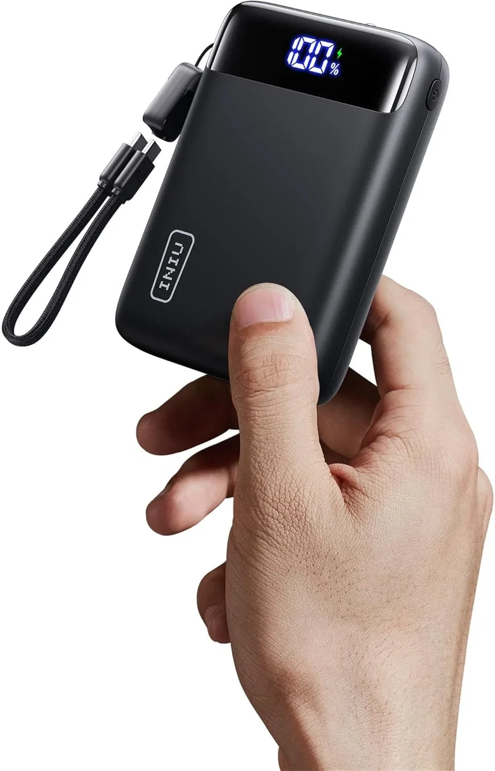 INIU Ultra Klein 20000mAh Power Bank 22.5W Schnellladung PowerBank mit Abnehmbar USB C Kabel Flugtauglich Reise Essential Externe Handyakkus fuer iPhone 17 16 15 Pro Samsung S25 Xiaomi iPad etc